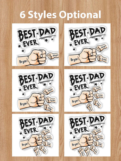 Personalized Dad Mug for Father's Day Custom Name Coffee Cup with 3D