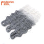 Anna Hair Synthetic Loose Deep Wave Braiding Hair Extensions 24 Inch