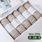 500g Gradient Dyed Rainbow Alpaca Wool Yarn, Thick Yarn for Hand