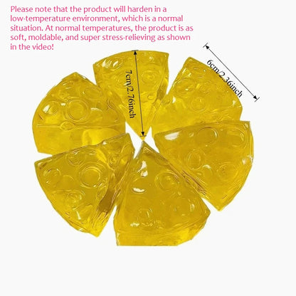 Squishy Honey Cheese Square Fidgets Toys Super Soft Mochi Cheese