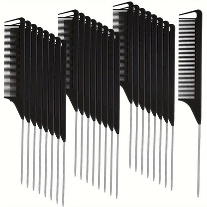 30 piece pointed tail comb set, suitable for hairstyle design, plastic