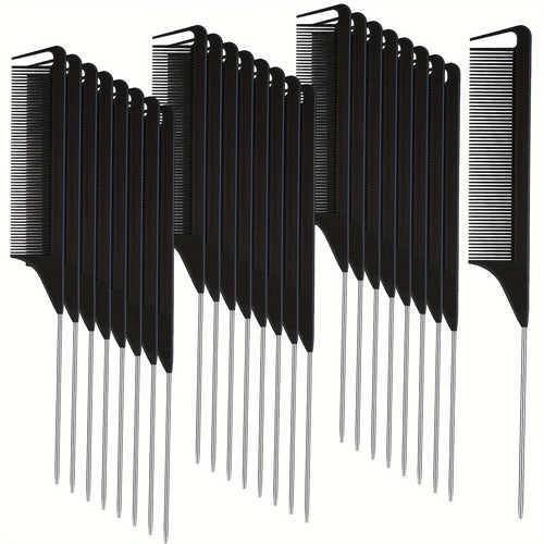 30 piece pointed tail comb set, suitable for hairstyle design, plastic