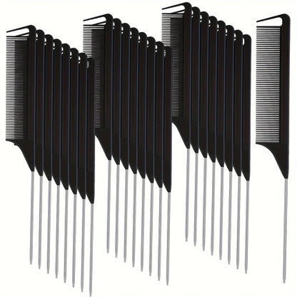 30 piece pointed tail comb set, suitable for hairstyle design, plastic