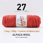 500g High-Quality Alpaca Wool Yarn 245 Thick Wool Yarn Casual Knitting