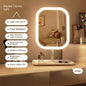 LED Desktop Vanity Mirror 3 Color Dimmable Light Makeup Mirror Light