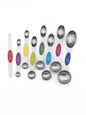 Pack of 8 Stainless Steel Magnetic Measuring Spoons Set, Dual Sided,