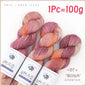 1Pc 100g/roll Merino Wool Yarn Handmade Dyed Wool Yarn Soft Sweater
