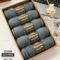 500g Alpaca Wool 245 Chunky Knitting Yarn Multi-Color Autumn and