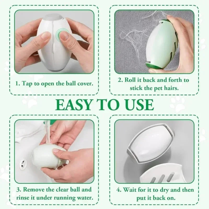 Reusable Washable Portable Clothes Cleaning Roller  for Traveling Pet