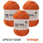 150g milk yarn handmade medium coarse DIY weaving yarn ball for