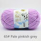 50Gram/Set Milk Cotton Yarn Crochet Line High-quality 5 Strand Milk
