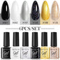 LILYCUTE 6Pcs/set 7ml Coffee Series Gel Nail Polish Kit 125 Colors
