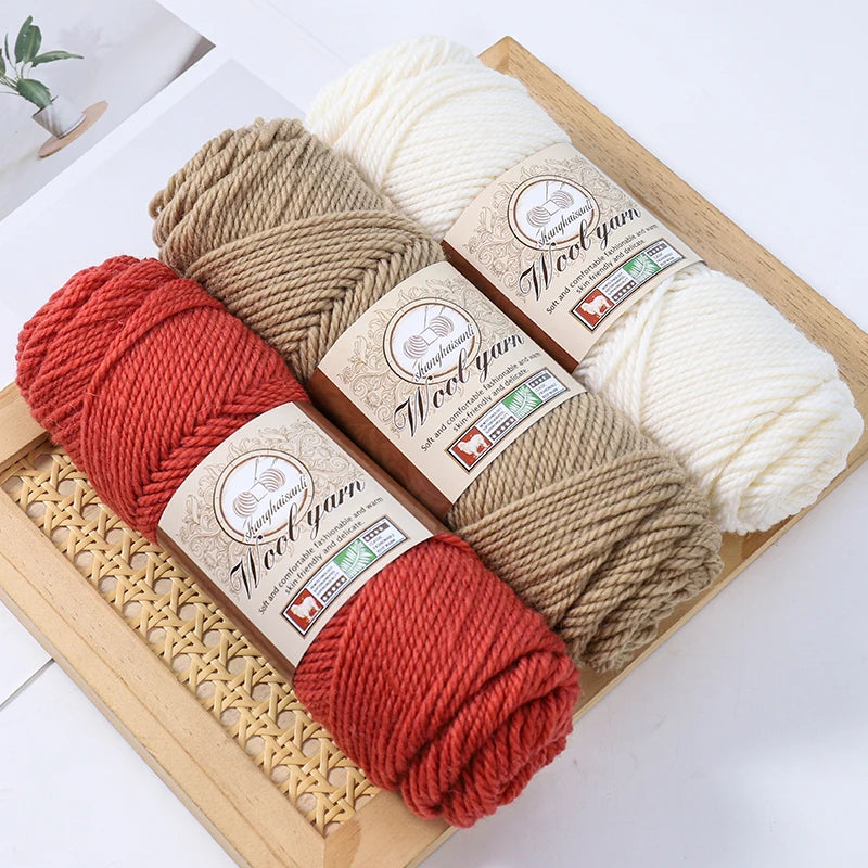 500g 1 Large Bag of Alpaca Wool Chunky Knitting Yarn, Handmade