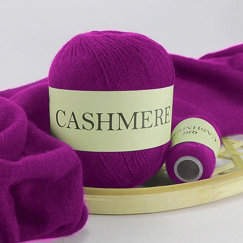 QJH 50+20g Cashmere Yarn Knitting Hand-knitted High-grade Worsted