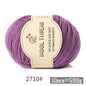500g 290 Medium Coarse Combed Alpaca Wool Yarn, Autumn and Winter Warm