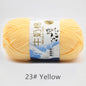 50Gram/Set Milk Cotton Yarn Crochet Line High-quality 5 Strand Milk