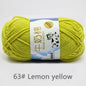 50Gram/Set Milk Cotton Yarn Crochet Line High-quality 5 Strand Milk