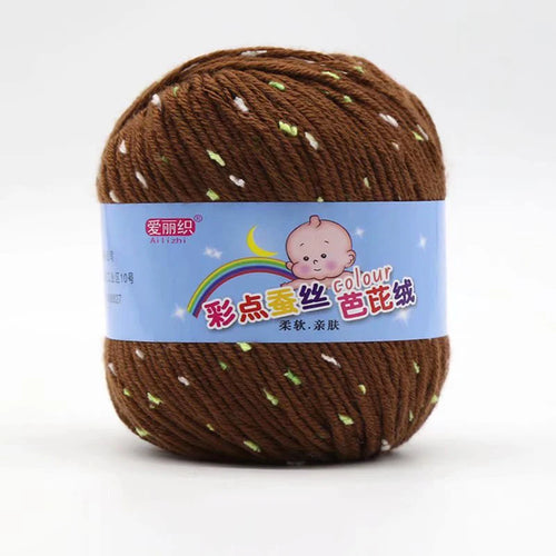 High Quality Worsted Wool Thread Colorful Eco-dyed Needlework Baby