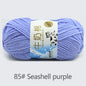 50Gram/Set Milk Cotton Yarn Crochet Line High-quality 5 Strand Milk