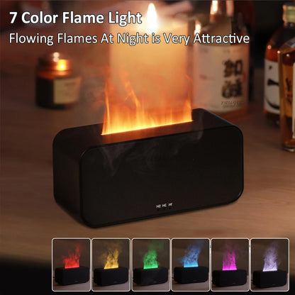 Aroma Diffuser Mini 7 Colorful Flame Air Humidifier Add Essential Oil