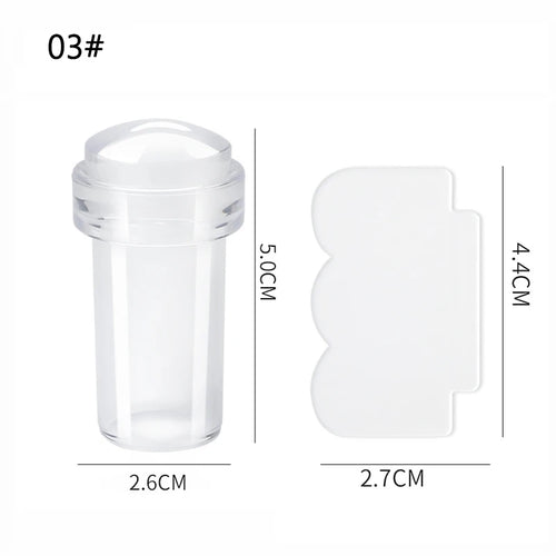 Nails Art Stamping Plates Kit French Manicure Design Plate Stamp