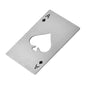 Stainless Steel Spades A Winemaker Bottle Opener Playing Cards Bottle