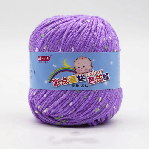 High Quality Worsted Wool Thread Colorful Eco-dyed Needlework Baby
