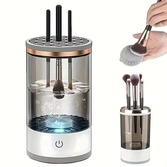 3 In 1 Electric Makeup Brush Cleaner  USB Plug Portable Eyeshadow