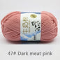 50Gram/Set Milk Cotton Yarn Crochet Line High-quality 5 Strand Milk