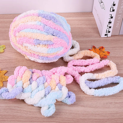 250g Extra Thick Ice Yarn Blanket Hand-Knitted DIY Yarn Large