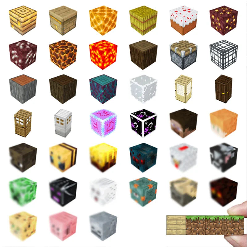 50-400pcs Mine Magnetic Building Block World Magnet Cube Set for Boys