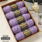 500g Alpaca Wool 245 Chunky Knitting Yarn Multi-Color Autumn and