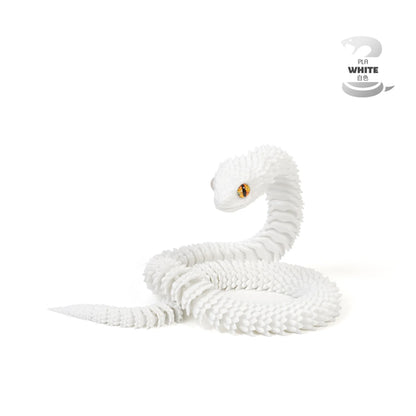 New 30cm 3D Printed Snake Decoration 3D Printed Animals Desk