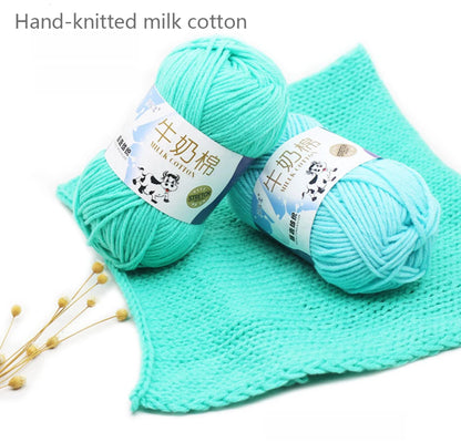 50Gram/Set Milk Cotton Yarn Crochet Line High-quality 5 Strand Milk