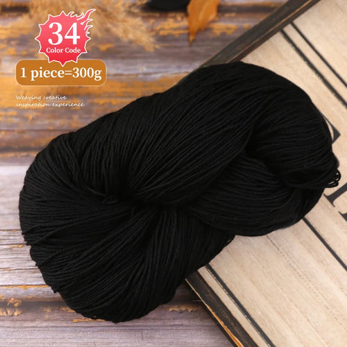 300g Alpaca Wool Yarn in Multiple Optional Colors, Used for Knitting