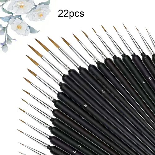 11/22 Pcs Miniature Paint Brushes, Set Paint Brushes for Acrylic