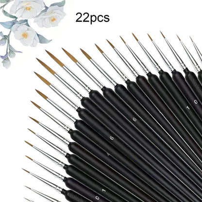 11/22 Pcs Miniature Paint Brushes, Set Paint Brushes for Acrylic