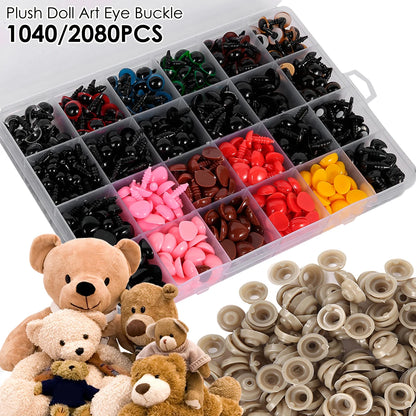 Plastic Safety Eyes and Noses For Toys Doll Crafts Teddy Bear Dolls