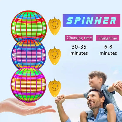 Flying Ball Children's Hand Controlled Color LED Cosmic Globe 360 °