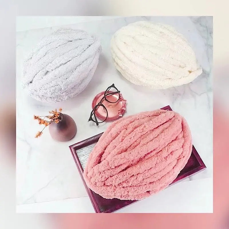 250g Extra Thick Ice Yarn Blanket Hand-Knitted DIY Yarn Large