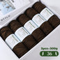 500g Gradient Dyed Rainbow Alpaca Wool Yarn, Thick Yarn for Hand