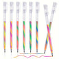 6pcs Glitter Gel Highlighter Pens Set - 1.2mm Vibrant Colors, Smooth