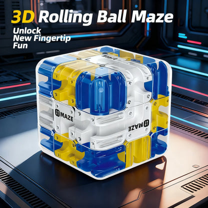 3D Puzzle Ball-Rolling Magic Cube Maze Children Labyrinth Fidgeting