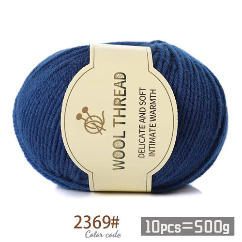 500g 290 Medium Coarse Combed Alpaca Wool Yarn, Autumn and Winter Warm