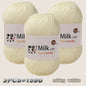 150g milk yarn handmade medium coarse DIY weaving yarn ball for