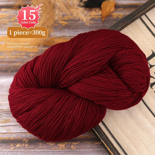 300g Alpaca Wool Yarn in Multiple Optional Colors, Used for Knitting