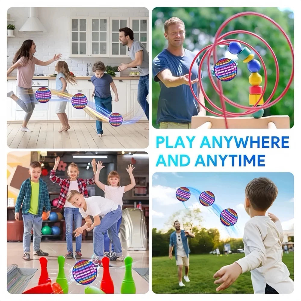Flying Ball Children's Hand Controlled Color LED Cosmic Globe 360 °
