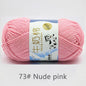 50Gram/Set Milk Cotton Yarn Crochet Line High-quality 5 Strand Milk