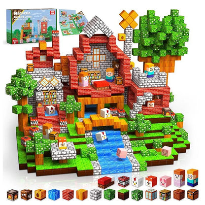 Magnetic Building Blocks Mine World Magnet Cube for Stacking
