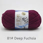 50Gram/Set Milk Cotton Yarn Crochet Line High-quality 5 Strand Milk